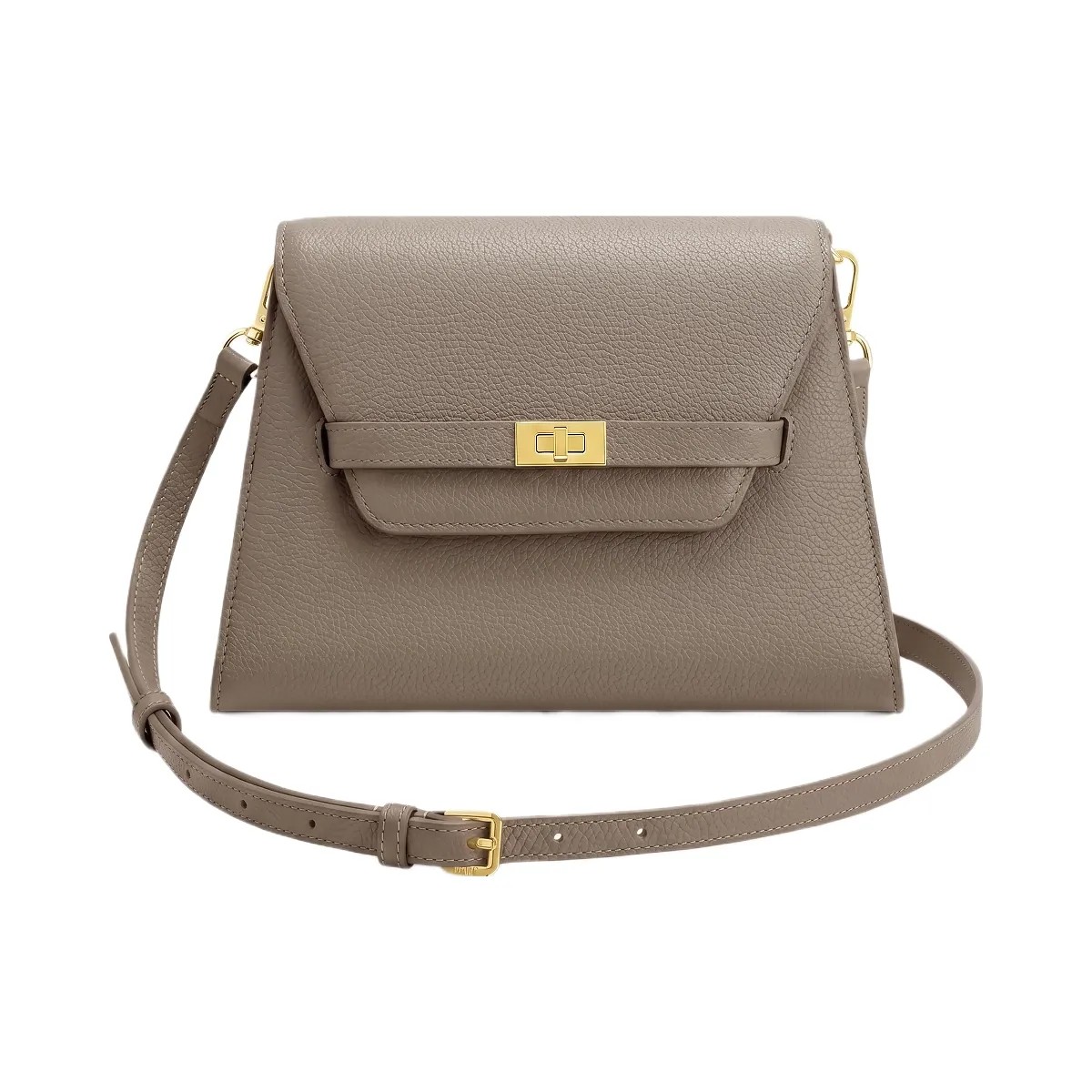 JW PEI Piper Pebbled Crossbody Bag Taupe - HypeFly India View 1
