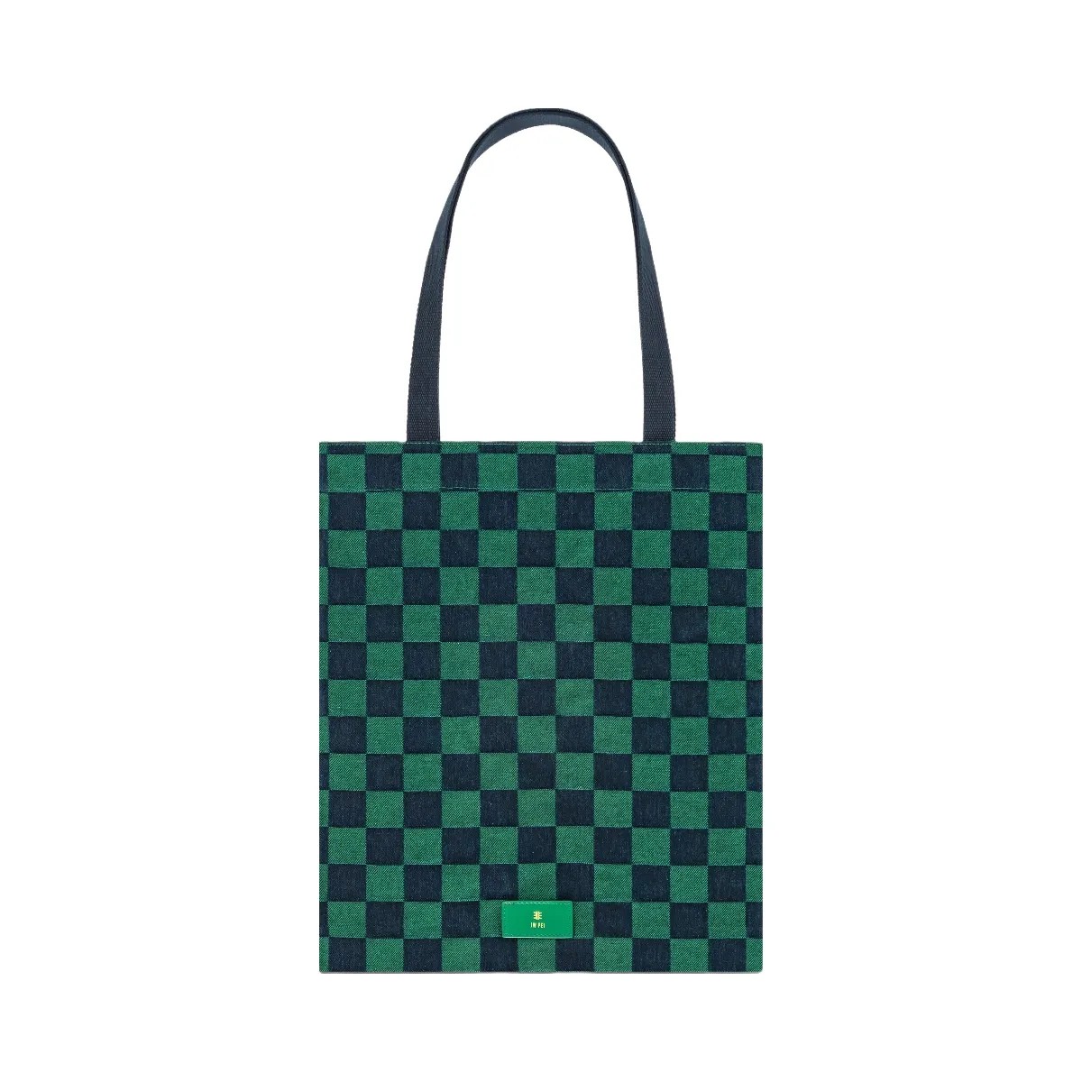 JW PEI Rayna Cloth Tote Bag Jungle Green - HypeFly India View 1