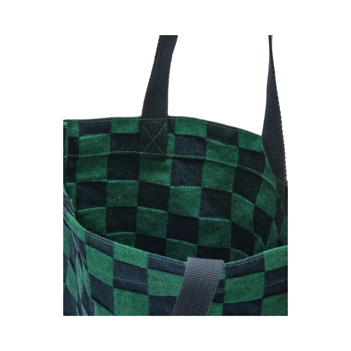 JW PEI Rayna Cloth Tote Bag Jungle Green - HypeFly India View 3