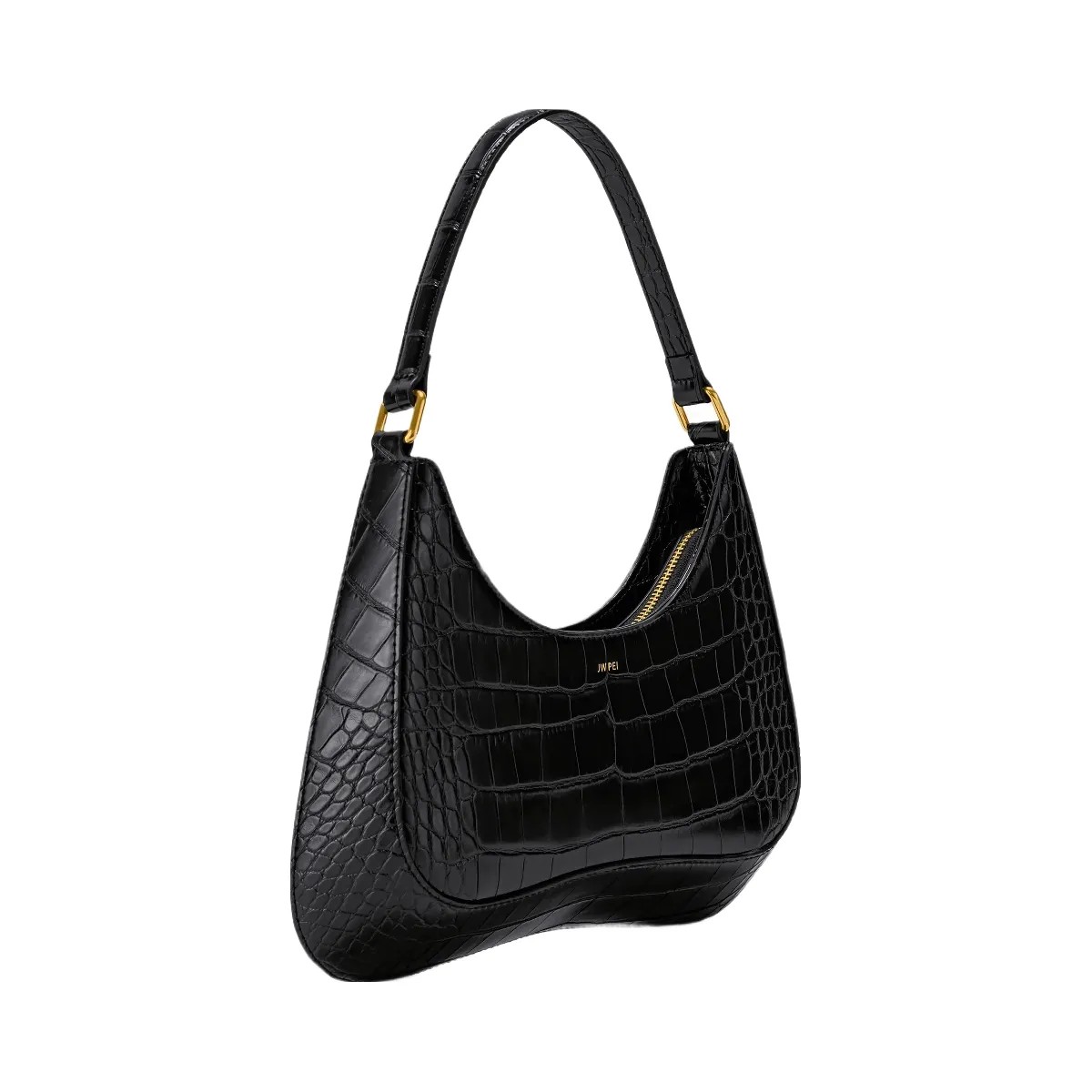 JW PEI Ruby Shoulder Bag Black Croc - HypeFly India View 2