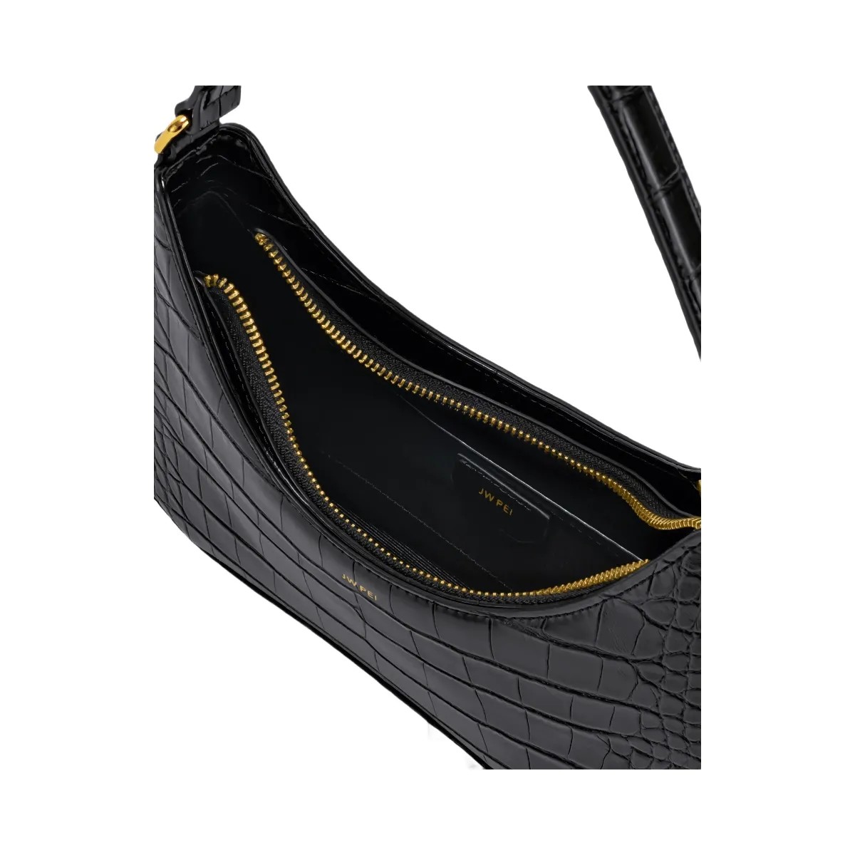 JW PEI Ruby Shoulder Bag Black Croc - HypeFly India View 4