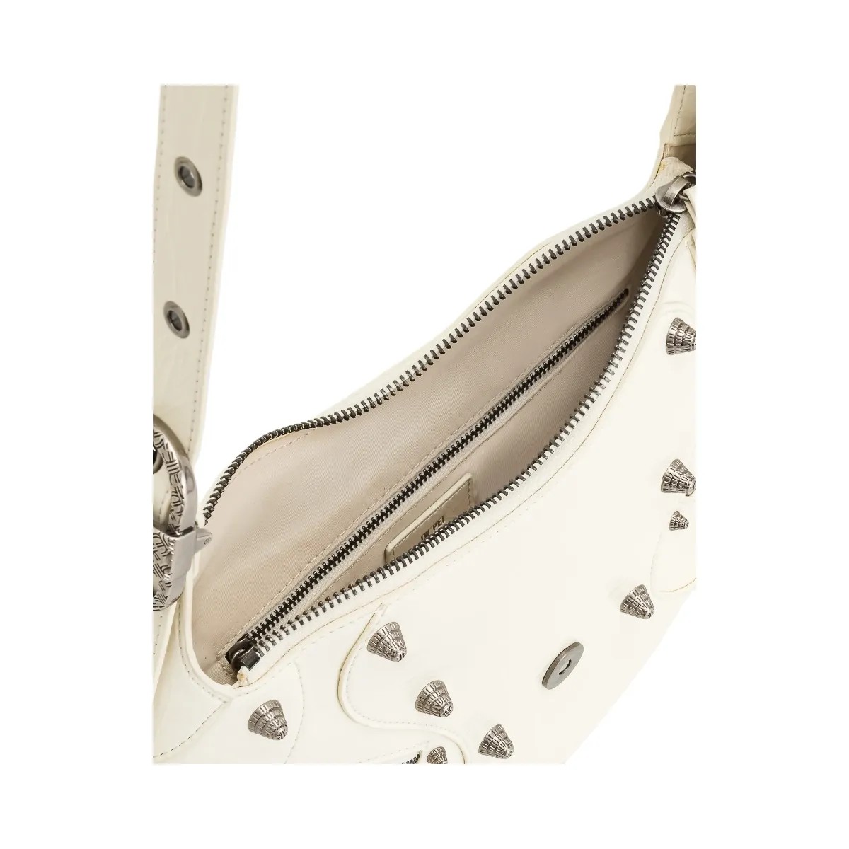 JW PEI Tessa Crushed Shoulder Bag White - HypeFly India View 5
