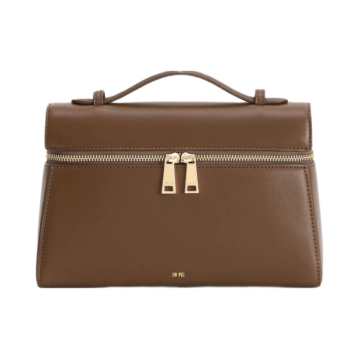 JW PEI Thea Large Top Handle Bag Mocha Brown - HypeFly India View 1