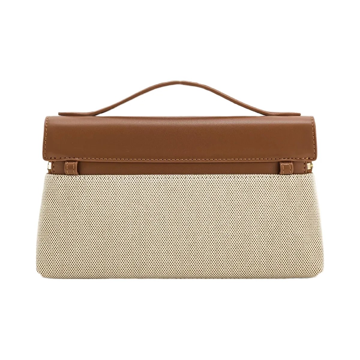 JW PEI Thea Top Handle Bag Brown Canvas - HypeFly India View 3