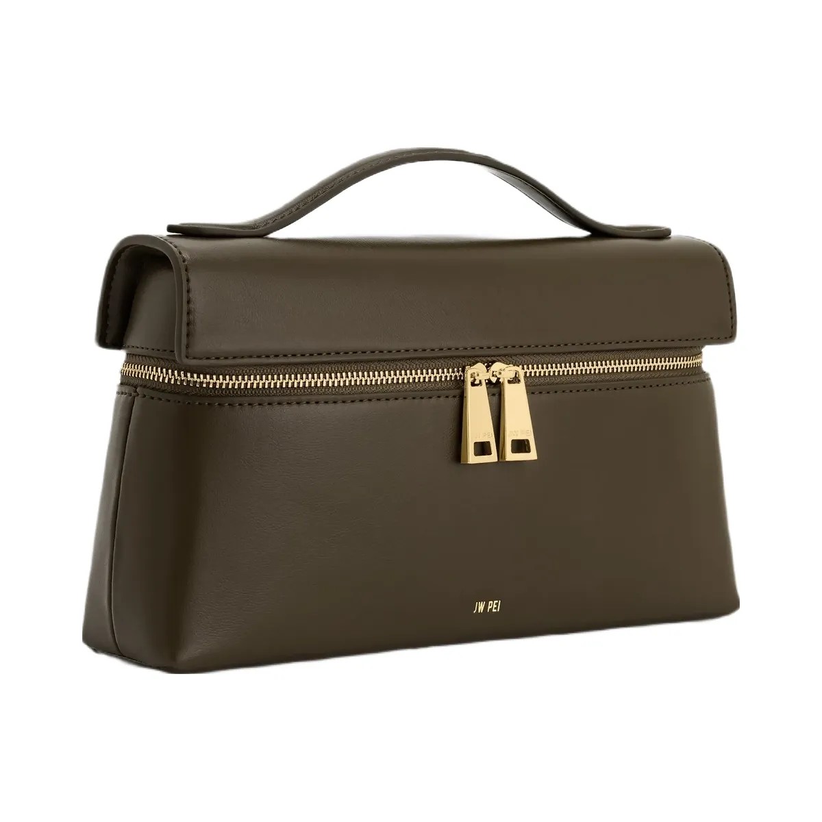 JW PEI Thea Top Handle Bag Dark Olive - HypeFly India View 3