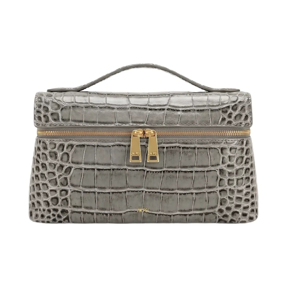 JW PEI Thea Top Handle Bag Grey Croc - HypeFly India View 1