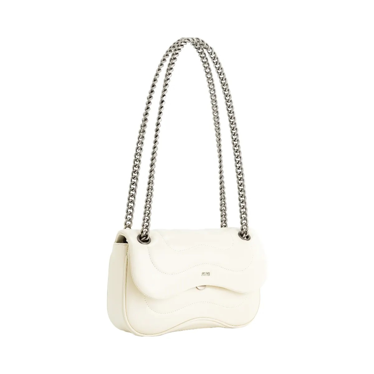 JW PEI Tina Quilted Chain Crossbody Ivory - HypeFly India View 2