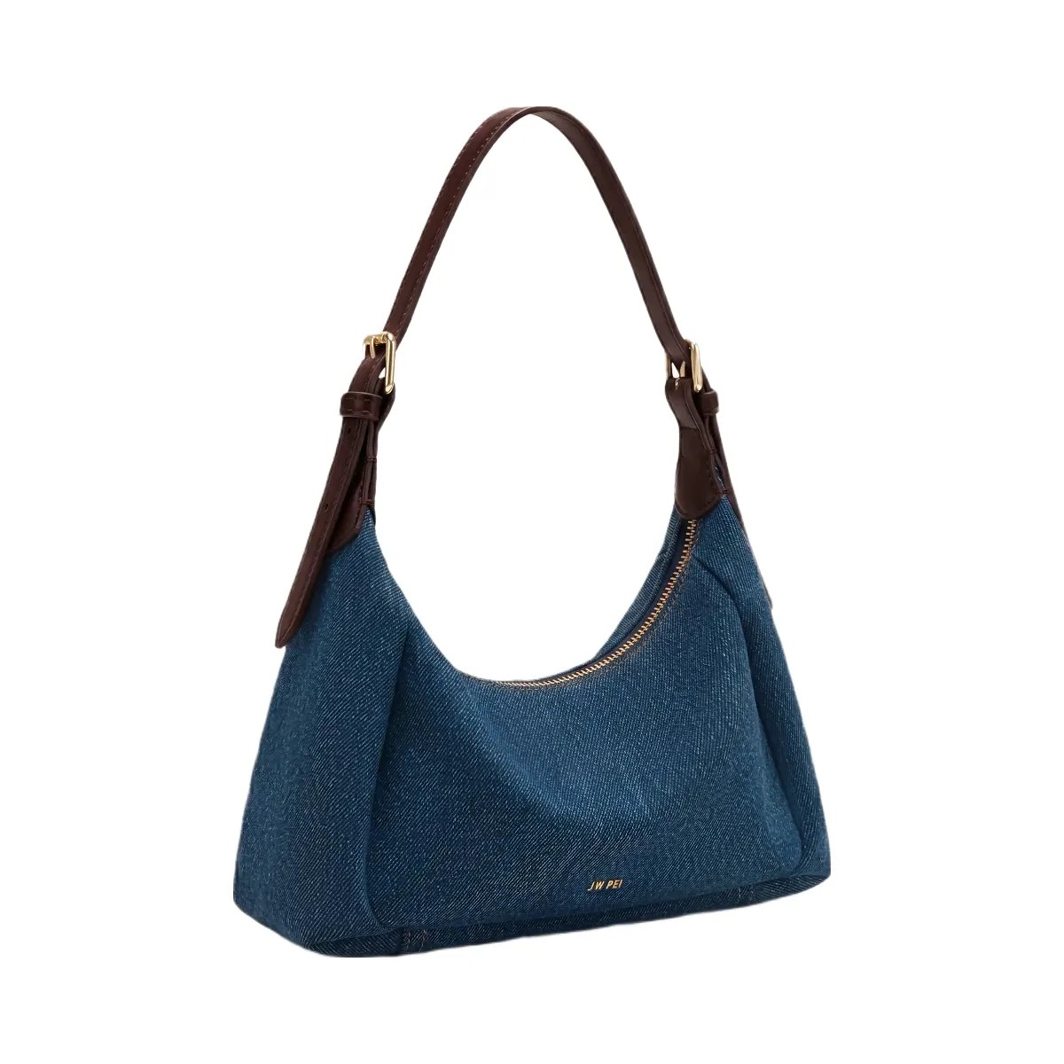 JW PEI Velora Denim Shoulder Bag Blue Denim - HypeFly India View 3