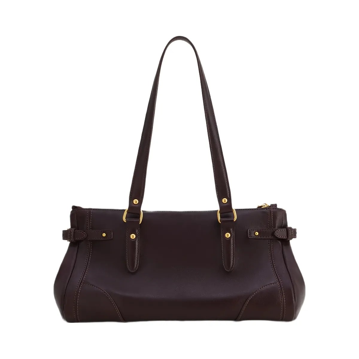 JW PEI Yvette Elongated Tote Bag Dark Brown - HypeFly India View 3