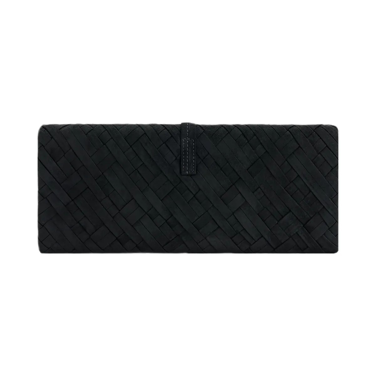 JW PEI Zaria Woven Clutch Black - HypeFly India View 3