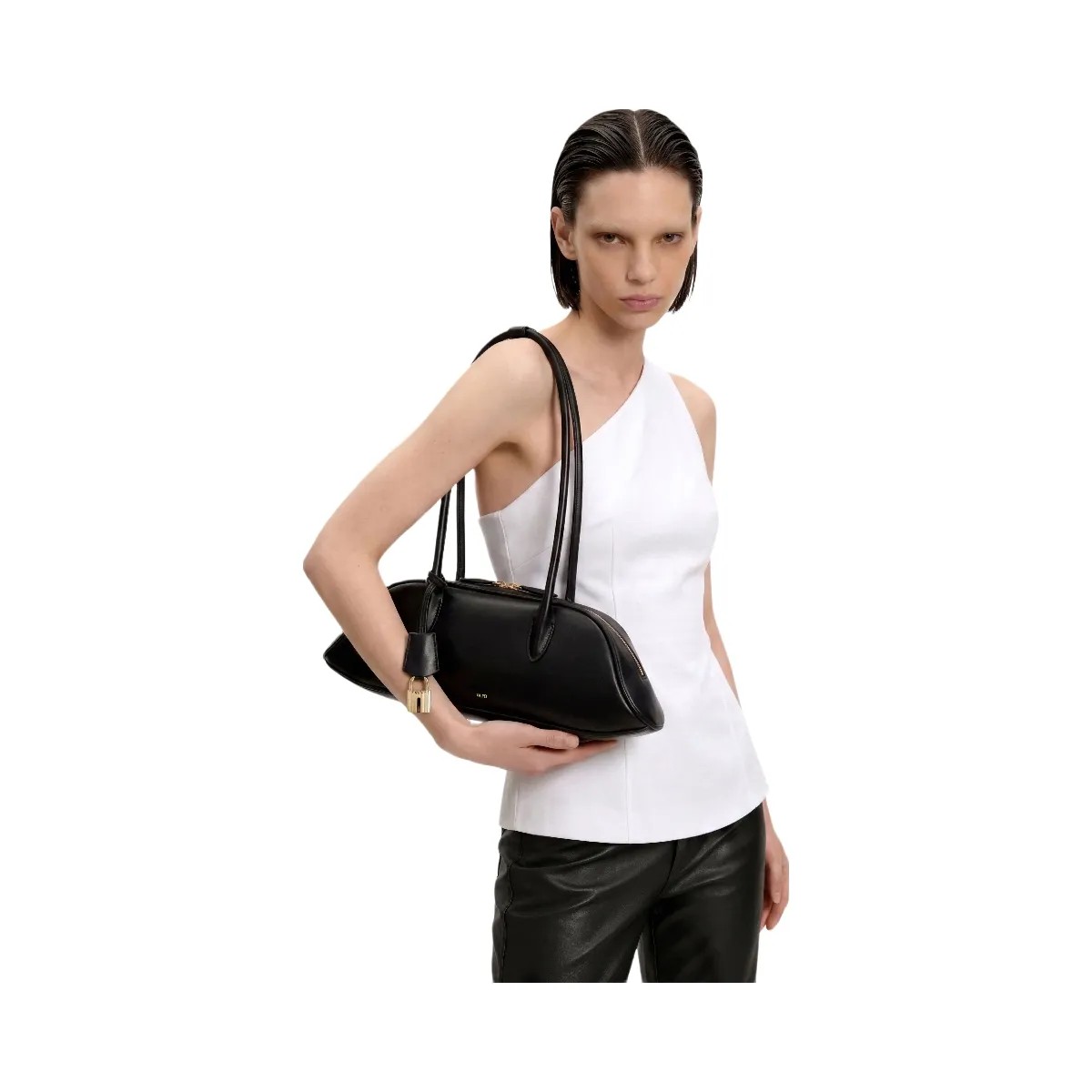 JW PEI Zora Shoulder Bag Black - HypeFly India View 2