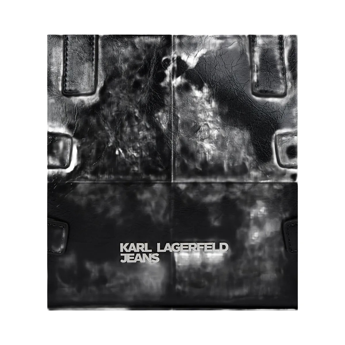 Karl Lagerfeld Buckle Bowling Bag Black - HypeFly India View 3