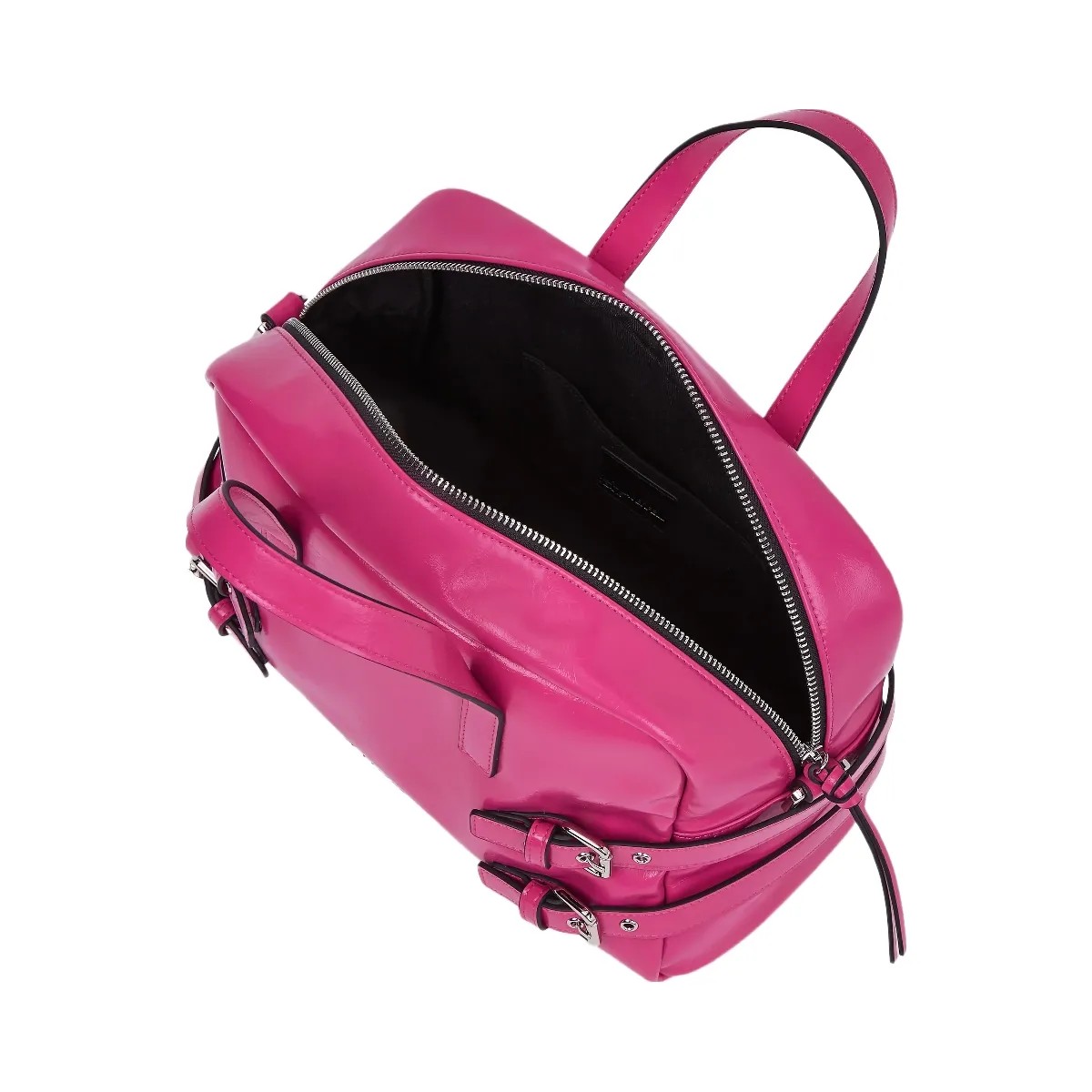 Karl Lagerfeld Buckle Bowling Bag Very Berry - HypeFly India View 5