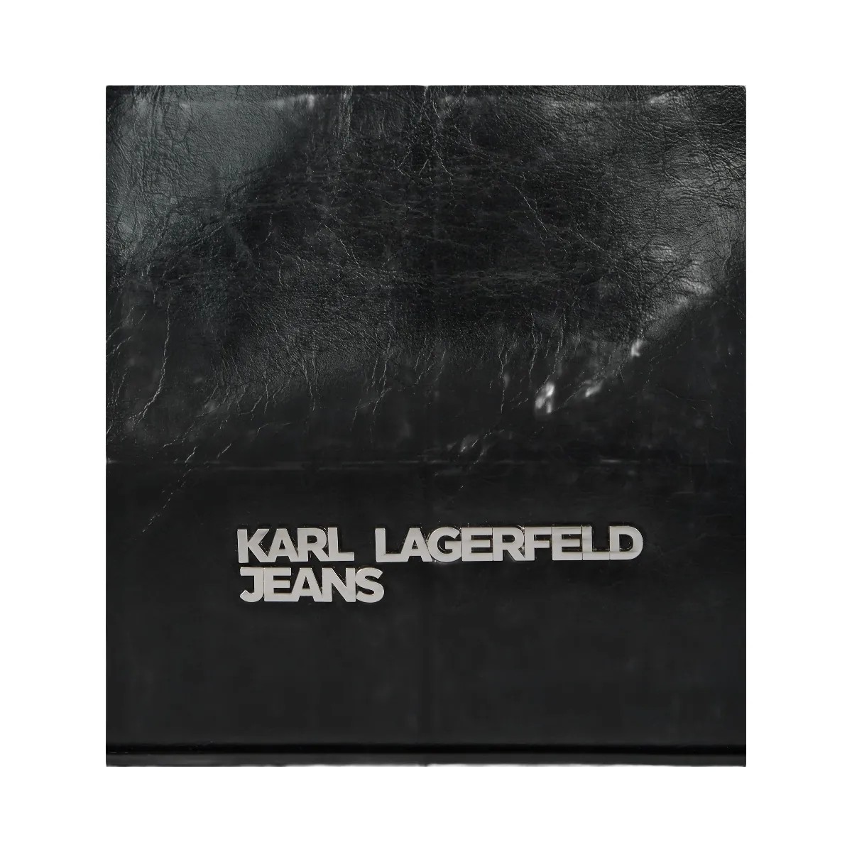 Karl Lagerfeld Buckle Shoulder Bag Black - HypeFly India View 3