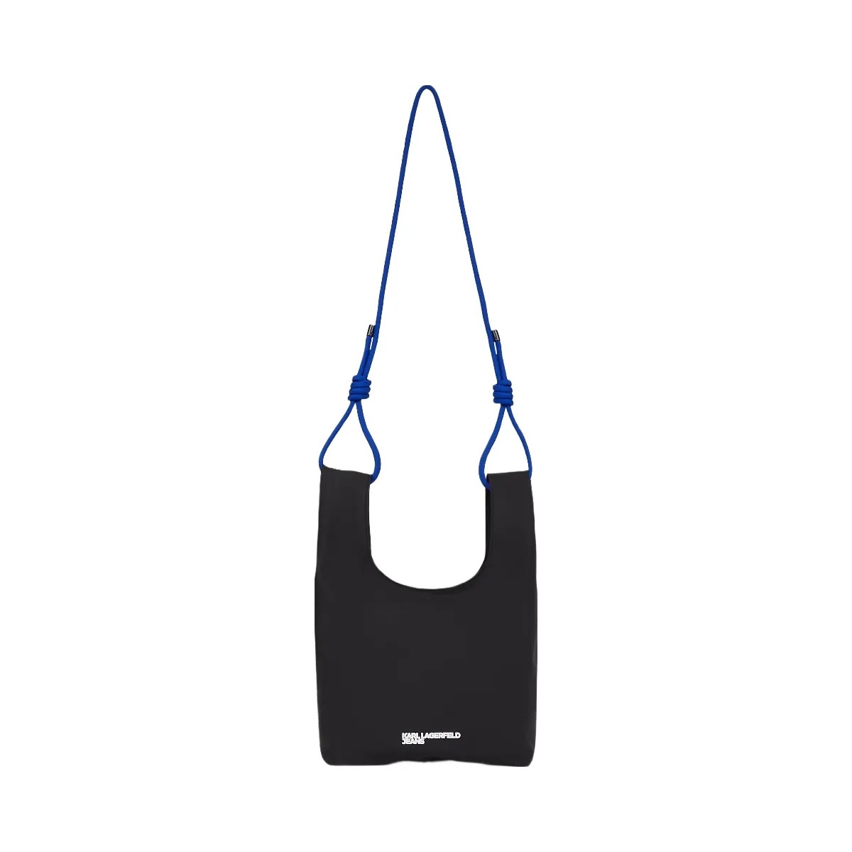 Karl Lagerfeld Cord Nylon Tote Bag Black - HypeFly India View 1