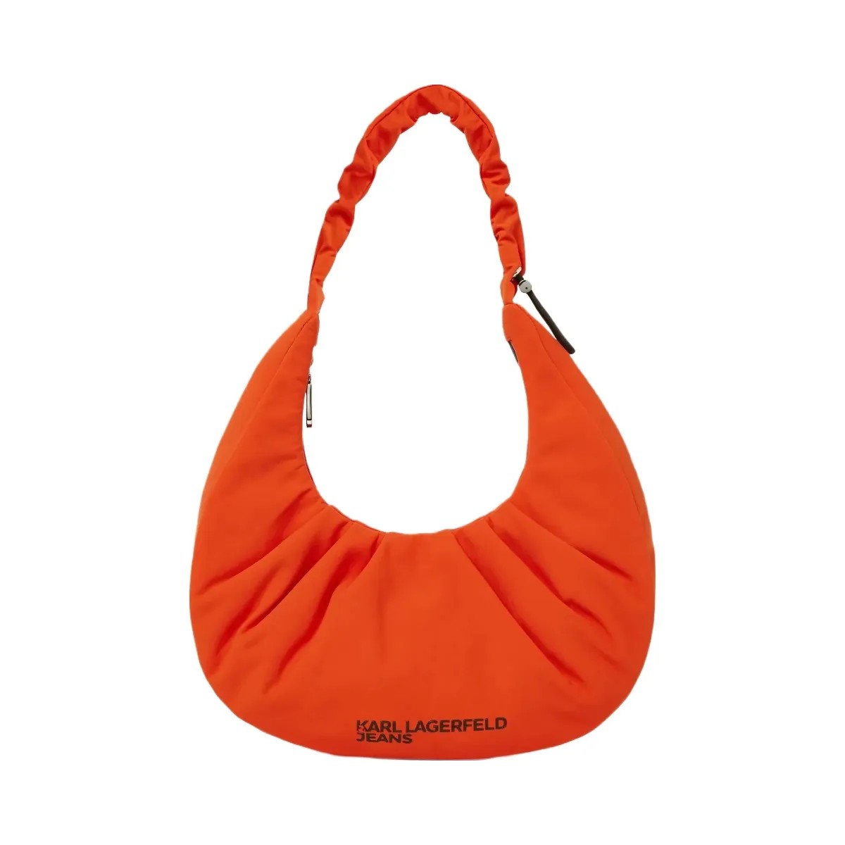 Karl Lagerfeld Gathered Hobo Bag Grenadine - HypeFly India View 1