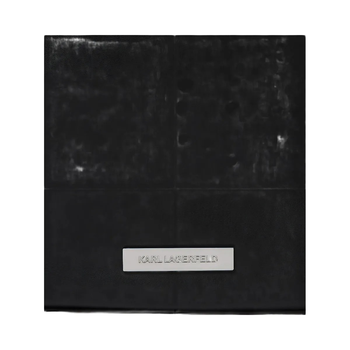 Karl Lagerfeld Ikon Smooth Hobo Bag Black - HypeFly India View 3