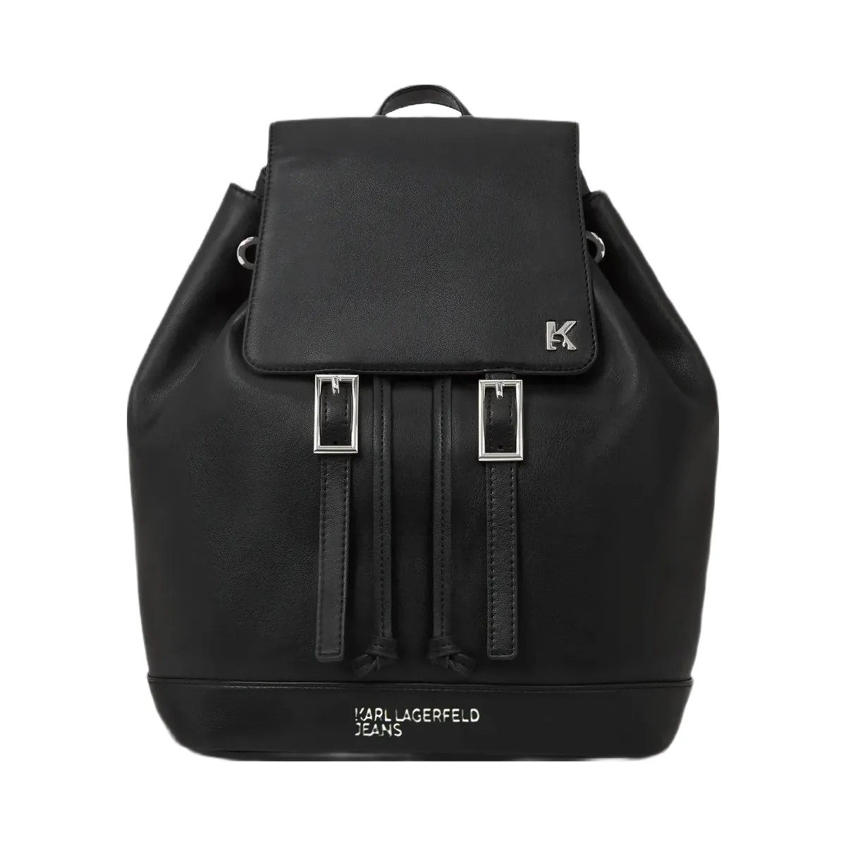 Karl Lagerfeld K-Logo Small Backpack Black - HypeFly India View 1