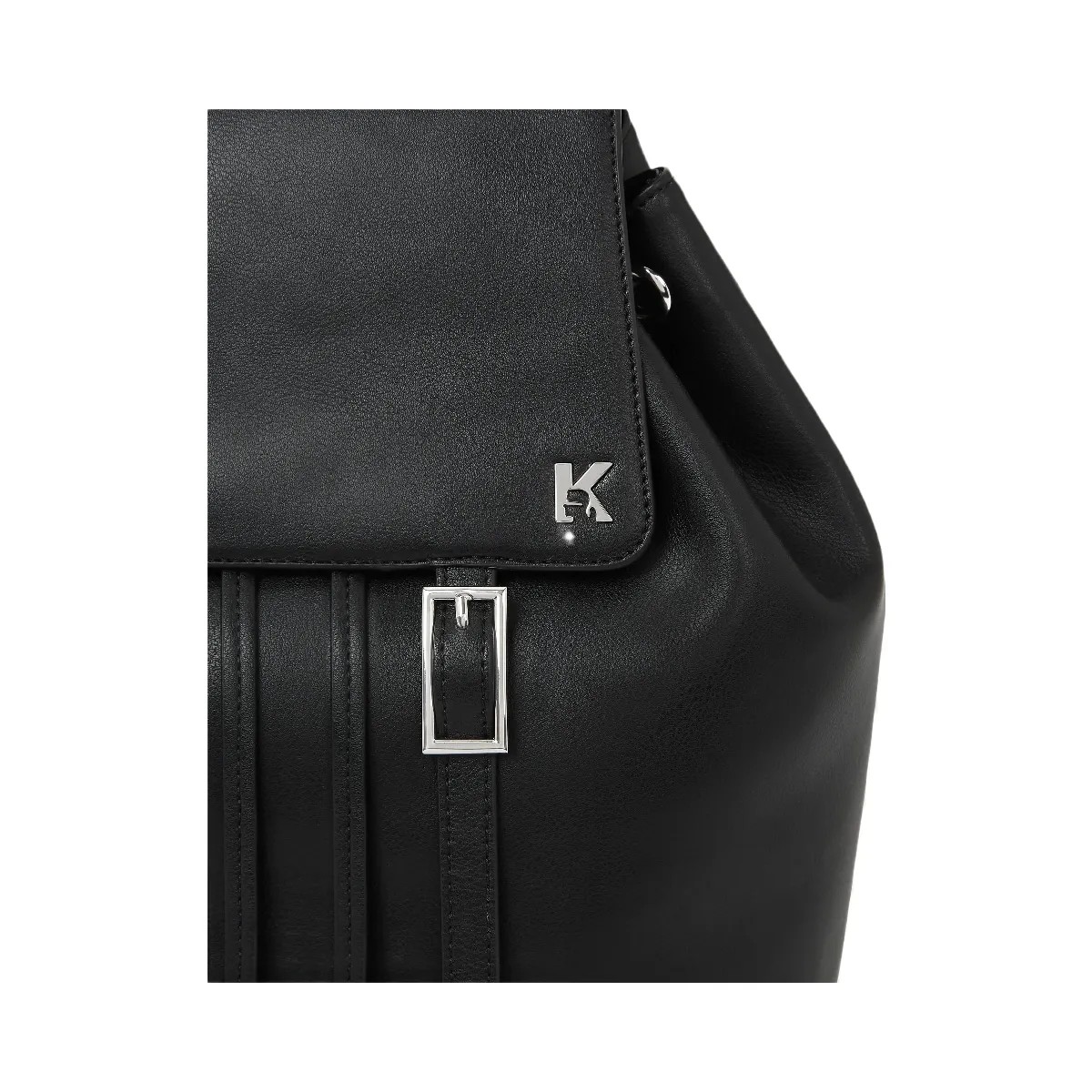 Karl Lagerfeld K-Logo Small Backpack Black - HypeFly India View 3