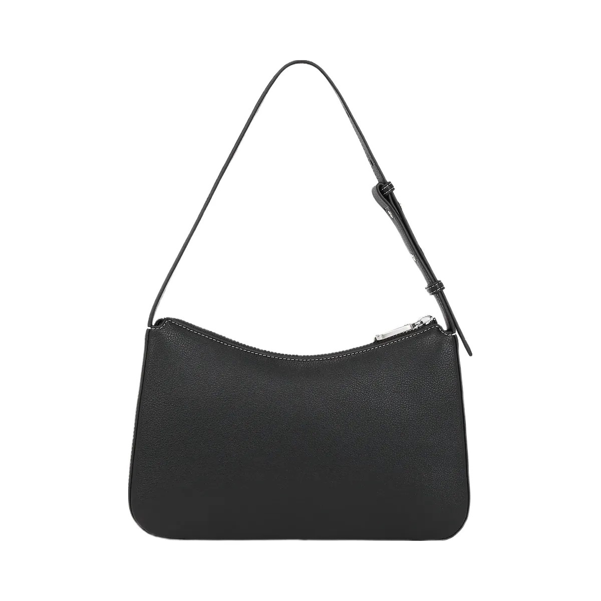 Karl Lagerfeld Metal Logo Shoulder Bag Black - HypeFly India View 4