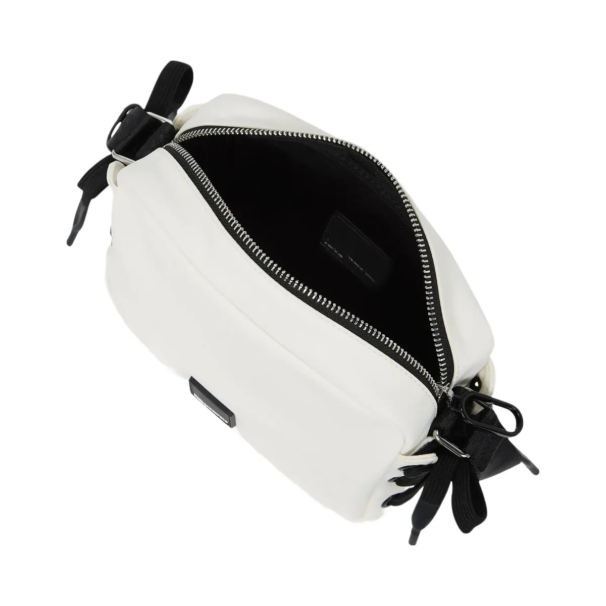Karl Lagerfeld Nylon Lace-Up Camera Bag White - HypeFly India View 5