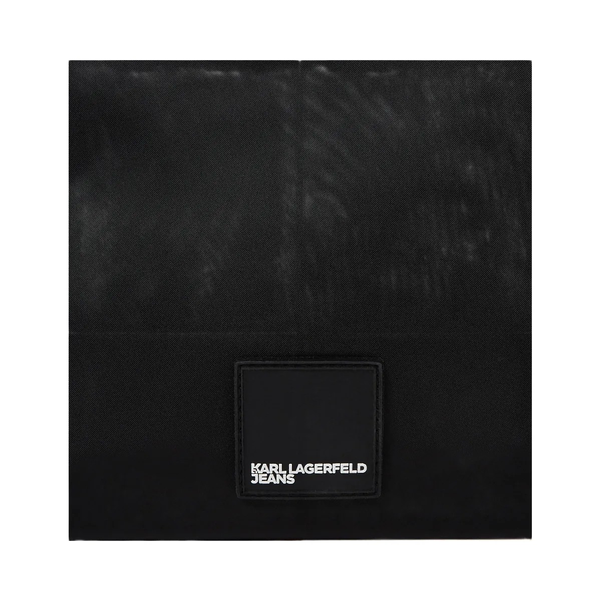 Karl Lagerfeld Nylon Lace-Up Tote Bag Black - HypeFly India View 3
