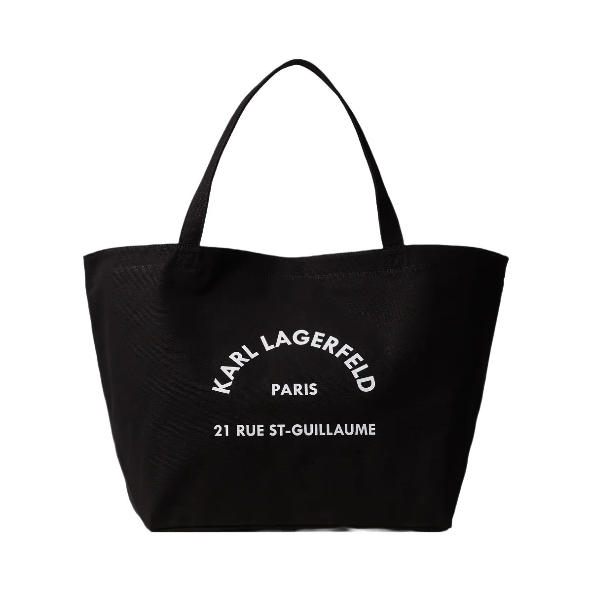 Karl Lagerfeld Rue St-Guillaume Shopper Black - HypeFly India View 1