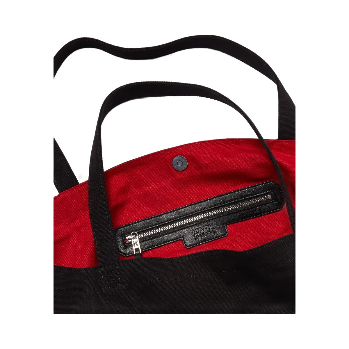 Karl Lagerfeld Rue St-Guillaume Shopper Black - HypeFly India View 2