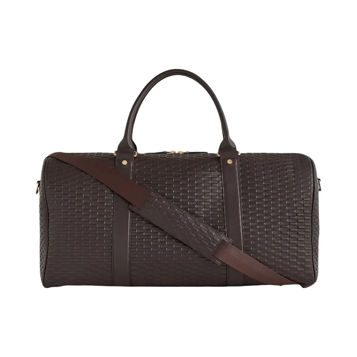 Kith Monogram Leather Duffle Bag Incognito - HypeFly India View 1