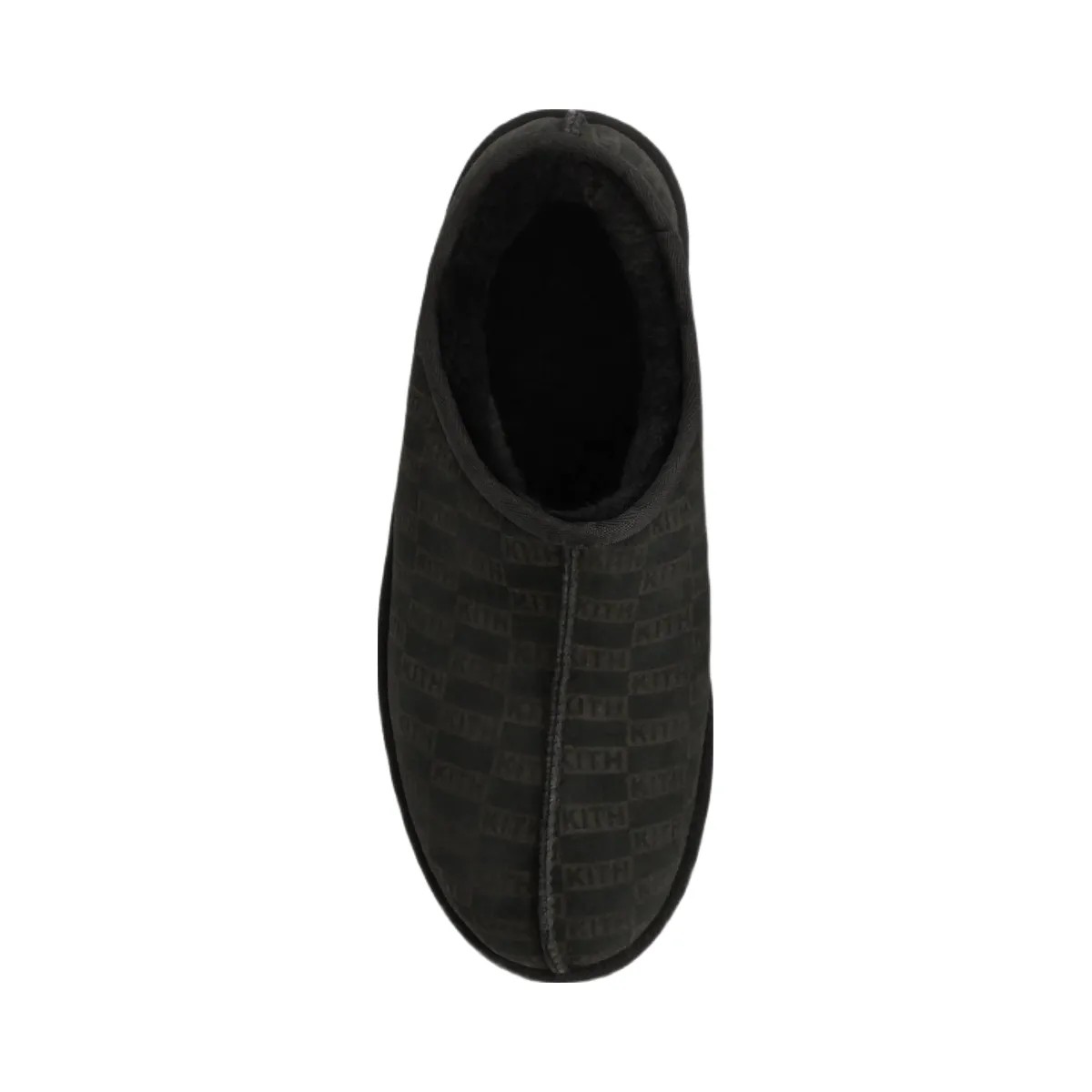 Kith Monogram Shearling Slippers - Black - HypeFly India View 6