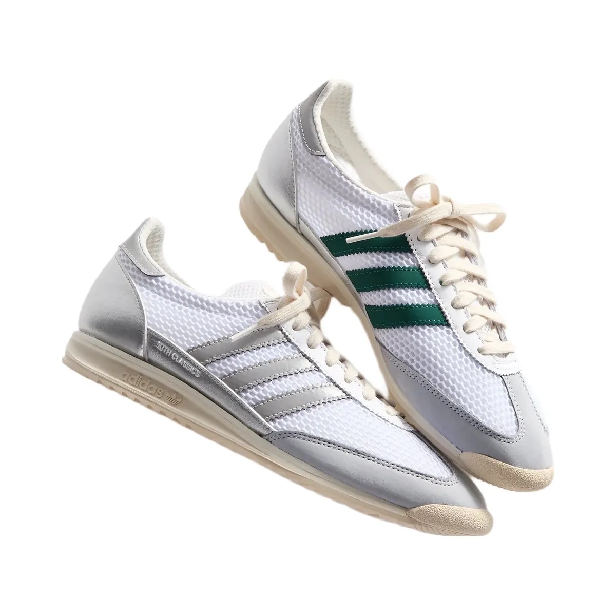 Kith x adidas SL 72 OG - Green / Metallic Silver - HypeFly India View 6