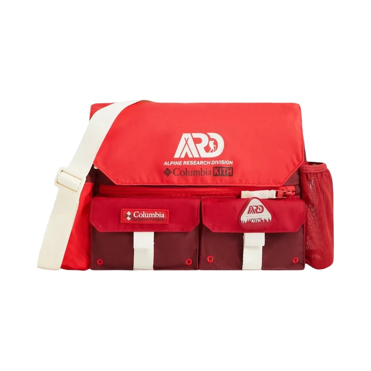 Kith X Columbia Crossbody Bright Red - HypeFly India View 1