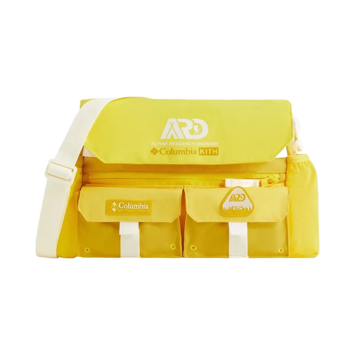 Kith X Columbia Crossbody Bright Yellow - HypeFly India View 1