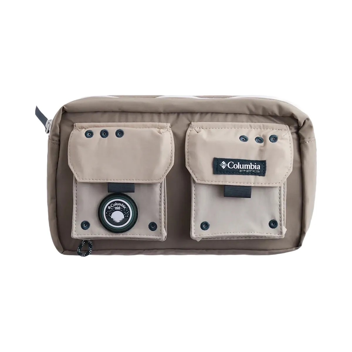 Kith X Columbia Pfg Hip Pack Pebble - HypeFly India View 1