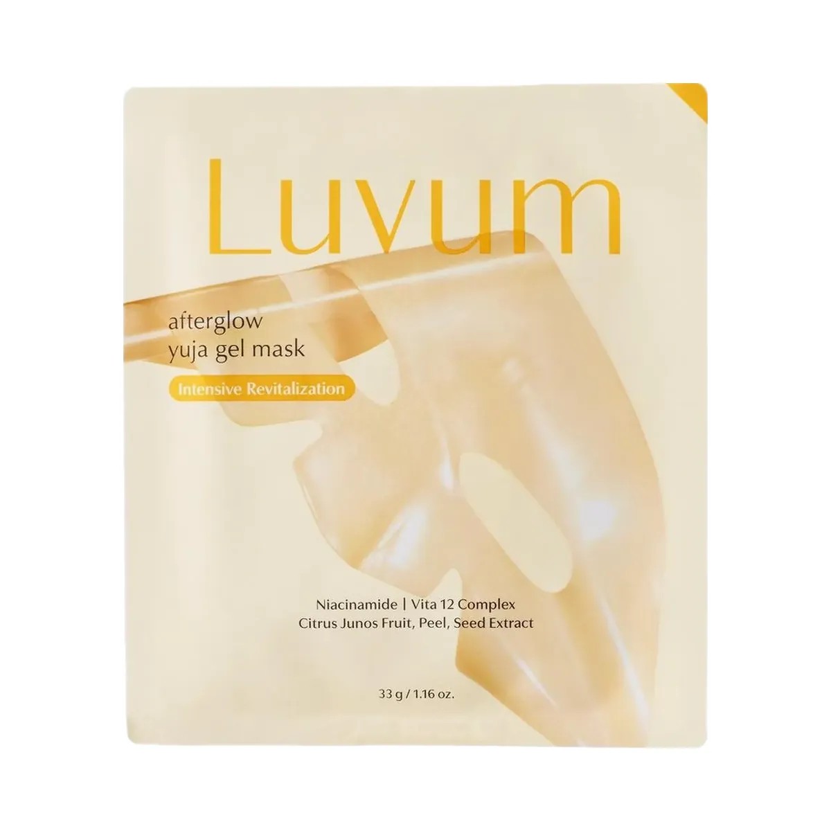 Luvum After Glow Yuja Gel Mask - HypeFly India View 1