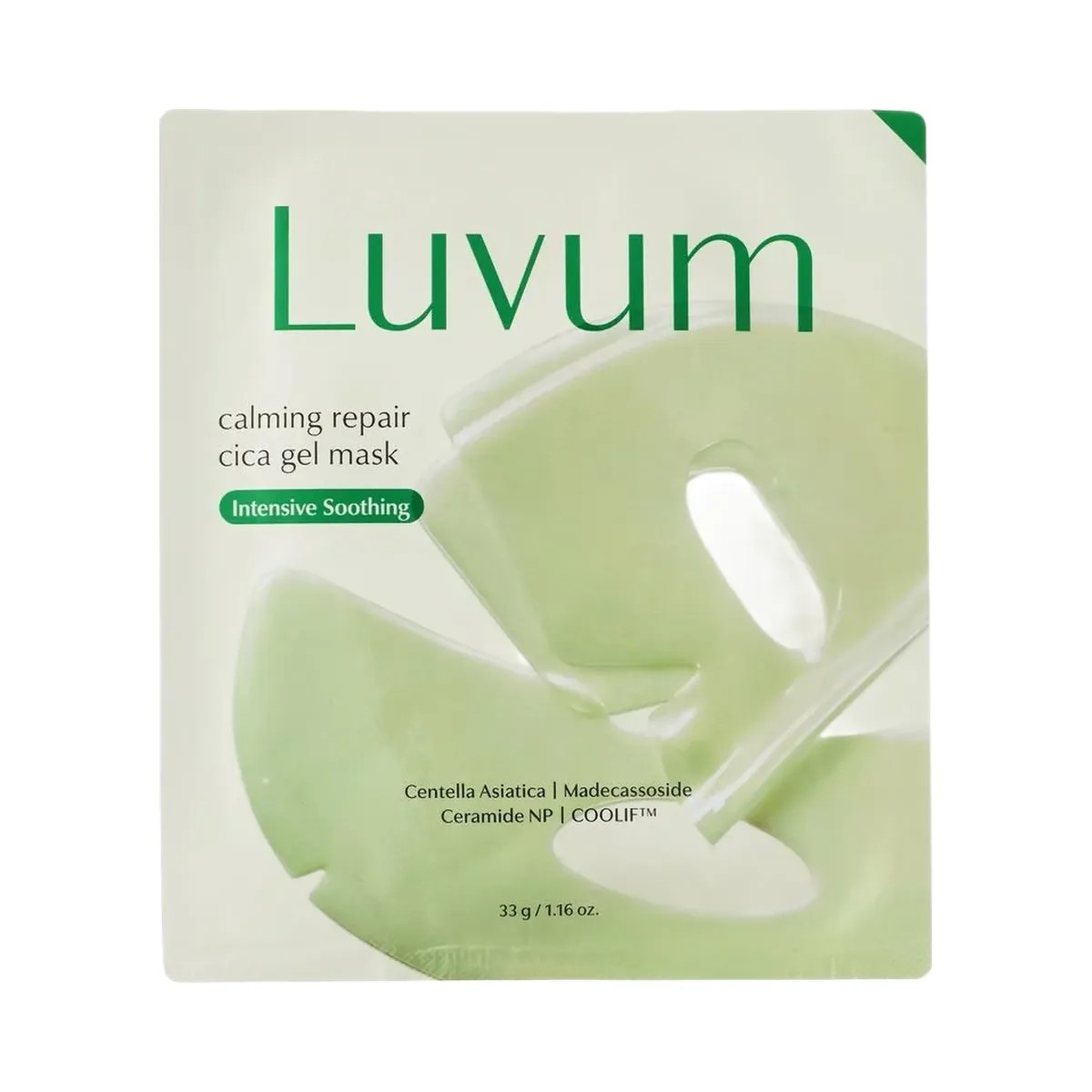 Luvum Calming Repair Cica Gel Mask - HypeFly India View 1