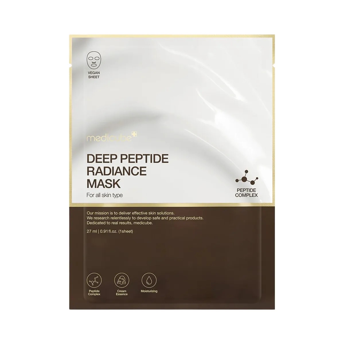 Medicube Deep Peptide Radiance Mask - HypeFly India View 1