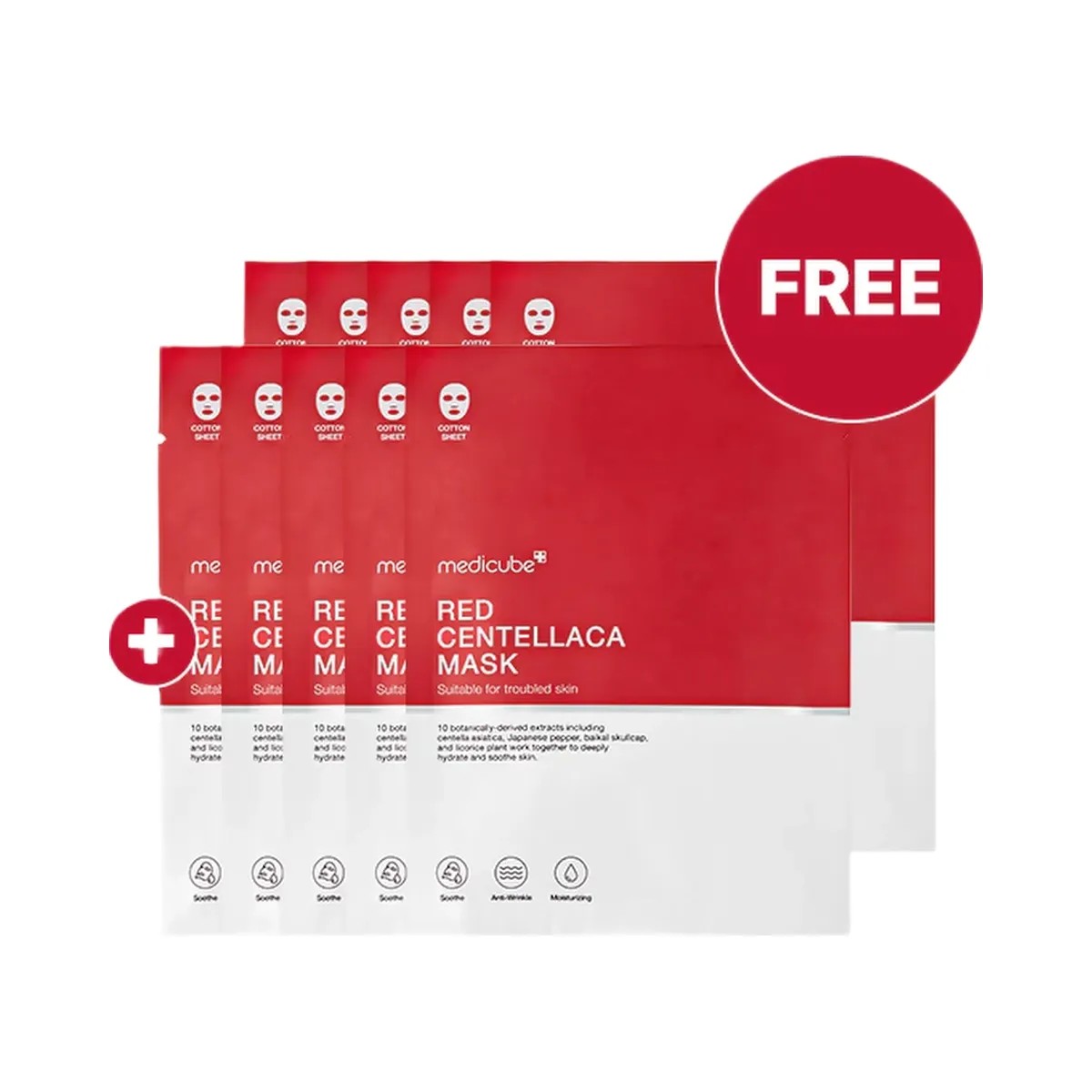 Medicube Red Centellaca Mask - HypeFly India View 3