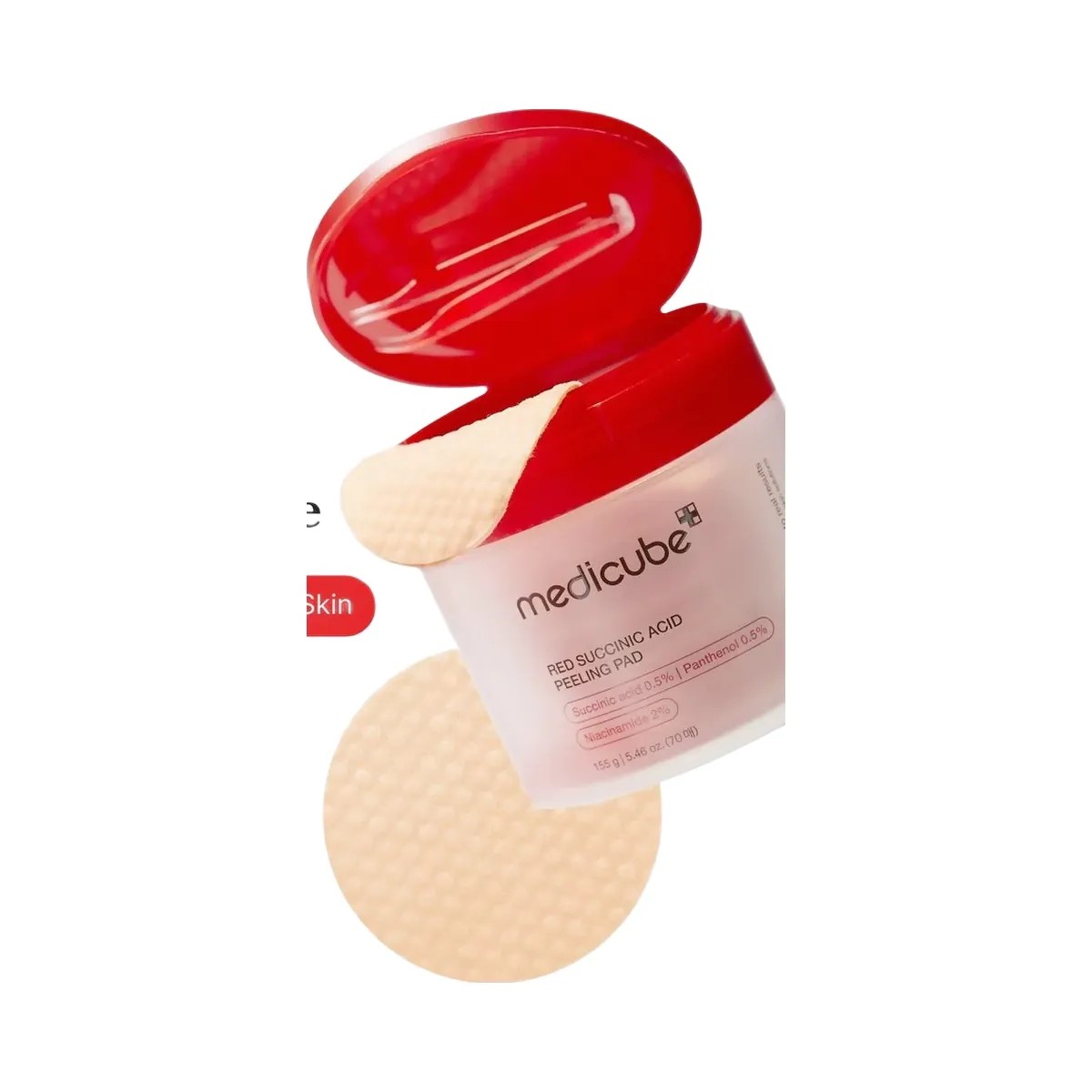 medicube Red Succinic Acid Peeling Pad - HypeFly India View 2