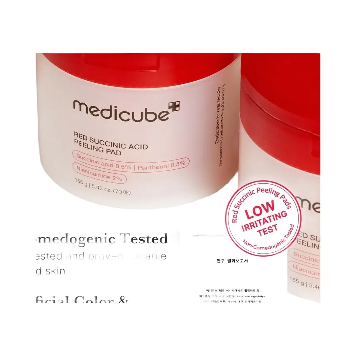 medicube Red Succinic Acid Peeling Pad - HypeFly India View 6