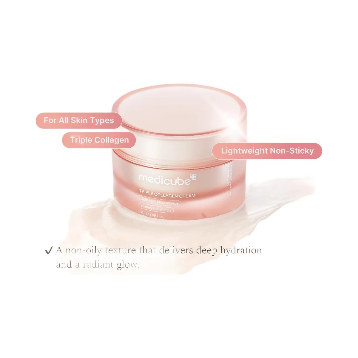 Medicube Triple Collagen Cream - HypeFly India View 3