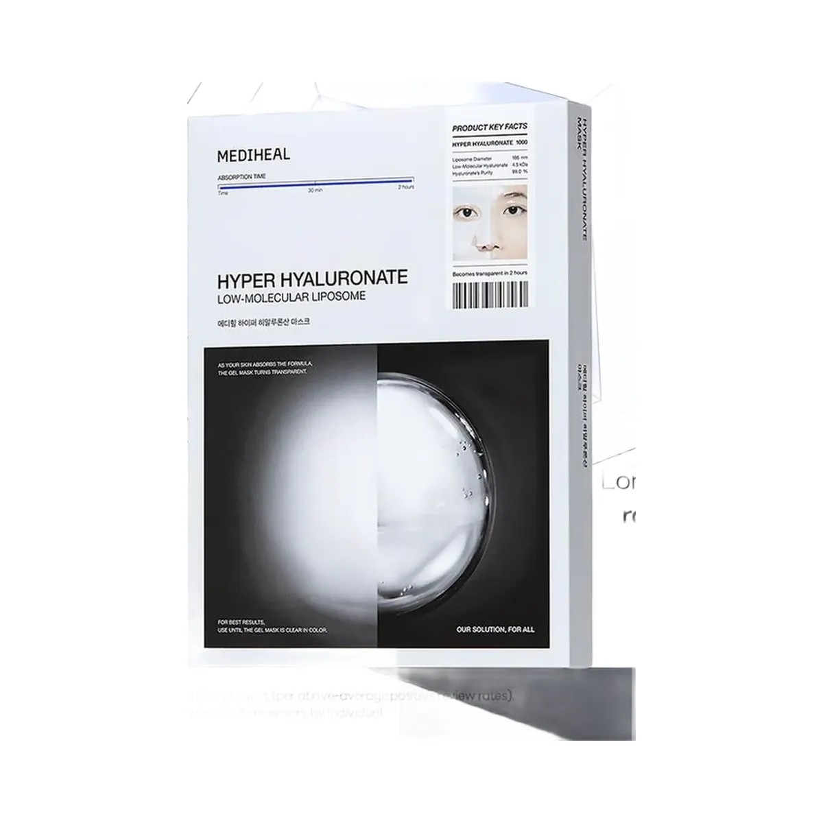 MEDIHEAL Hyper Hyaluronate Mask - HypeFly India View 3
