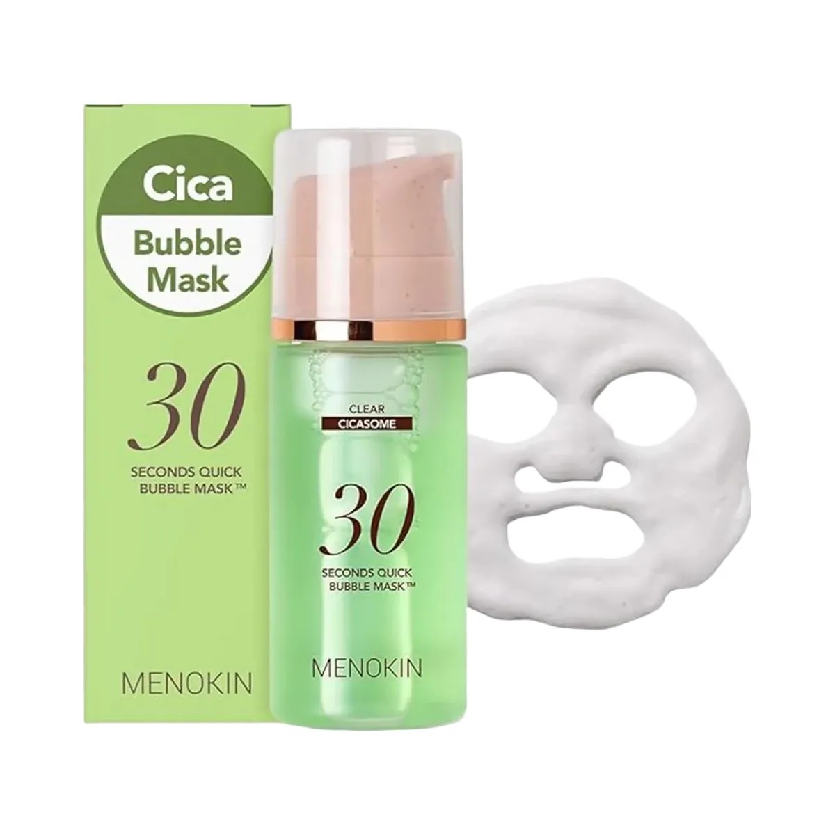 Menokin 30 Seconds Quick Bubble Mask Clear - HypeFly India View 1