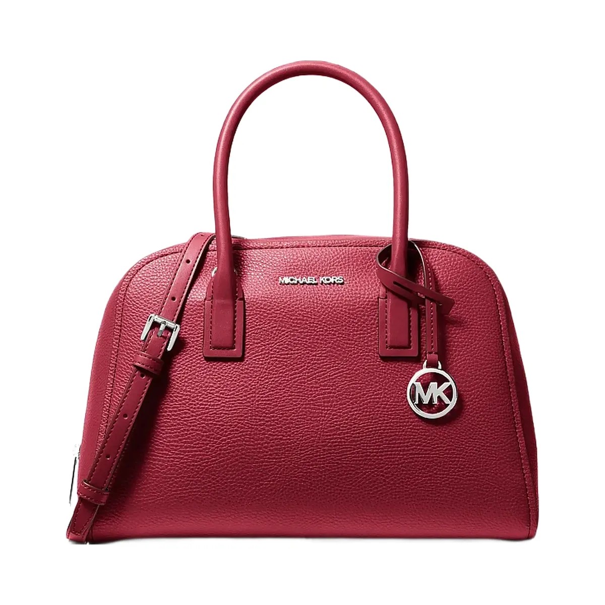 Michael Kors Ashton Medium Satchel Maroon - HypeFly India View 1