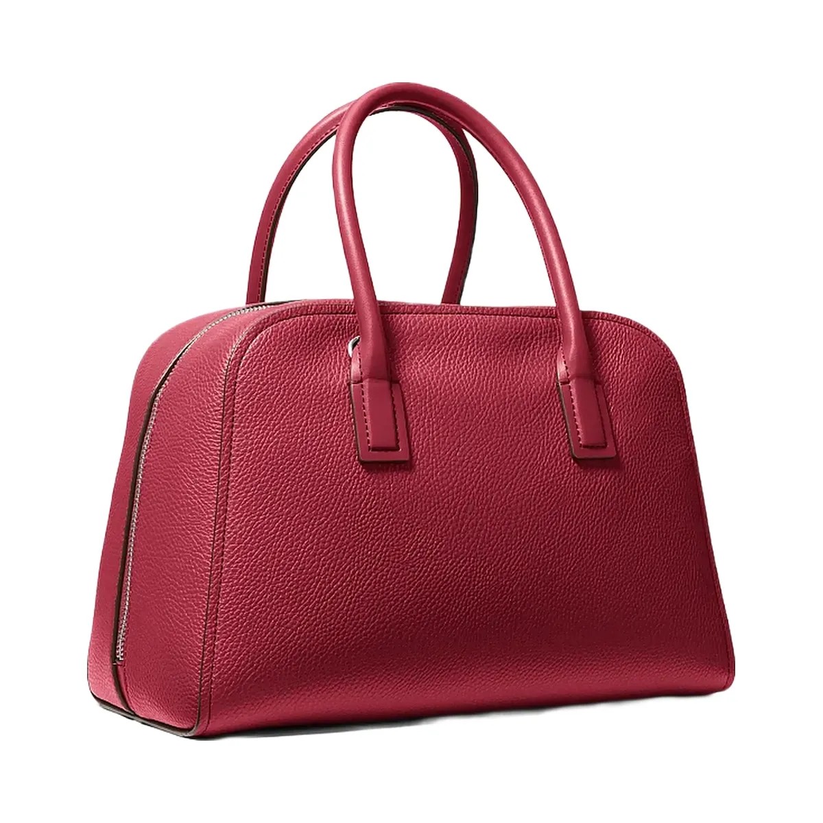 Michael Kors Ashton Medium Satchel Maroon - HypeFly India View 3
