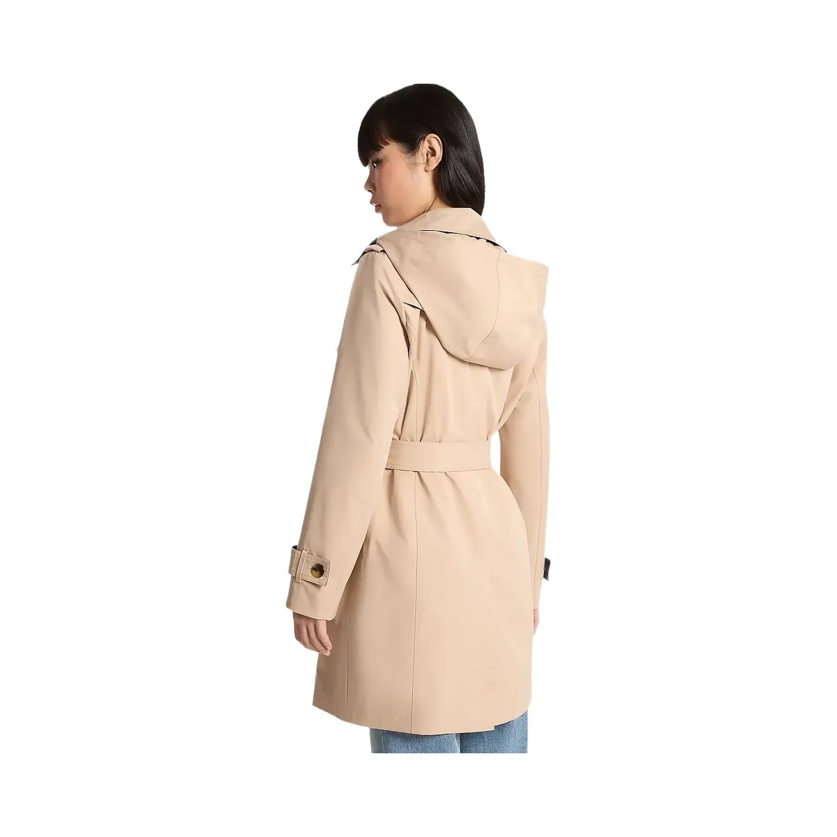 Michael Kors Belted Trench Coat Buff - HypeFly India View 2