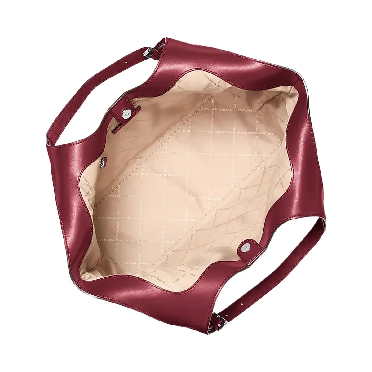 Michael Kors Bernie Large Tote Bag Maroon - HypeFly India View 2
