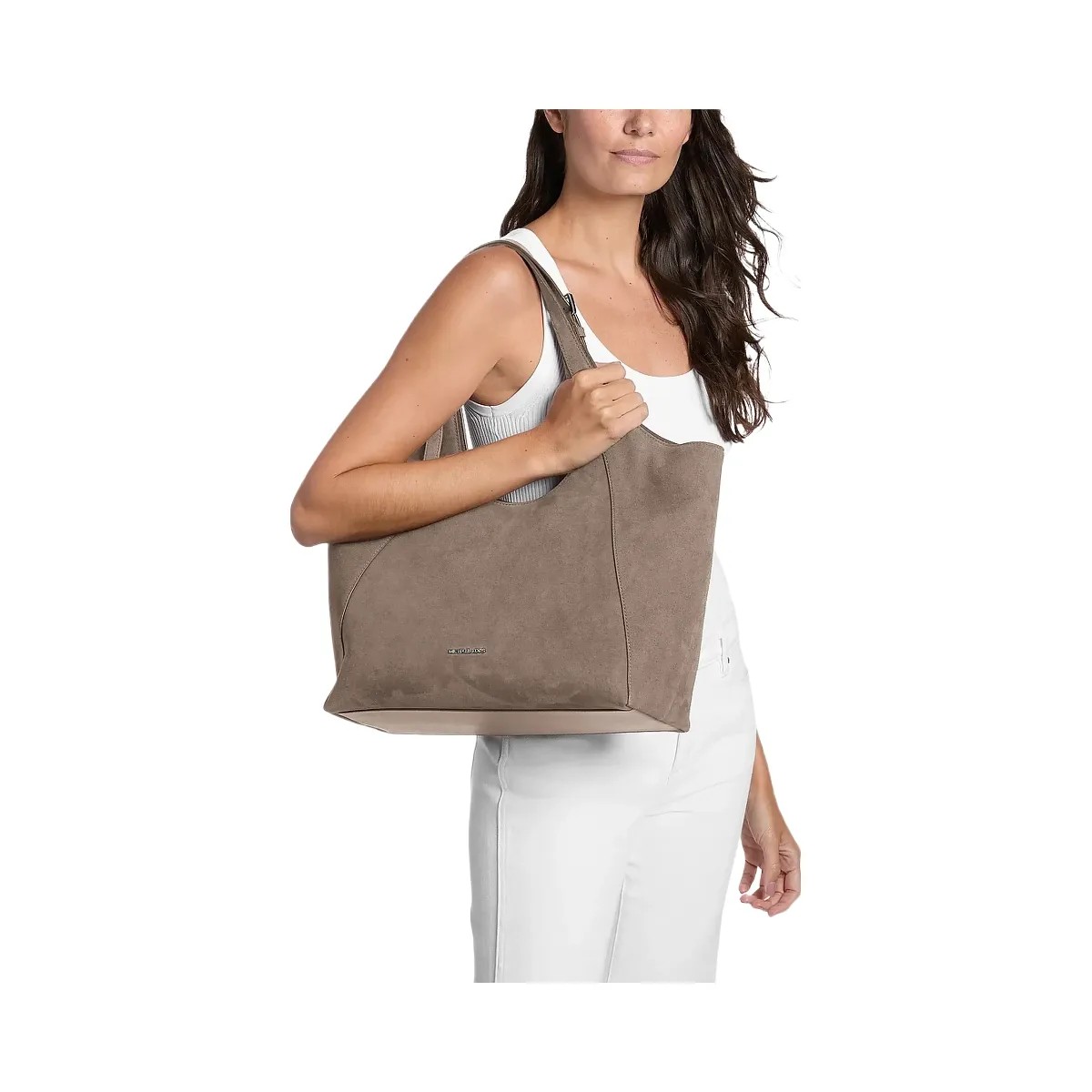 Michael Kors Bernie Large Tote Bag Mushroom - HypeFly India View 4