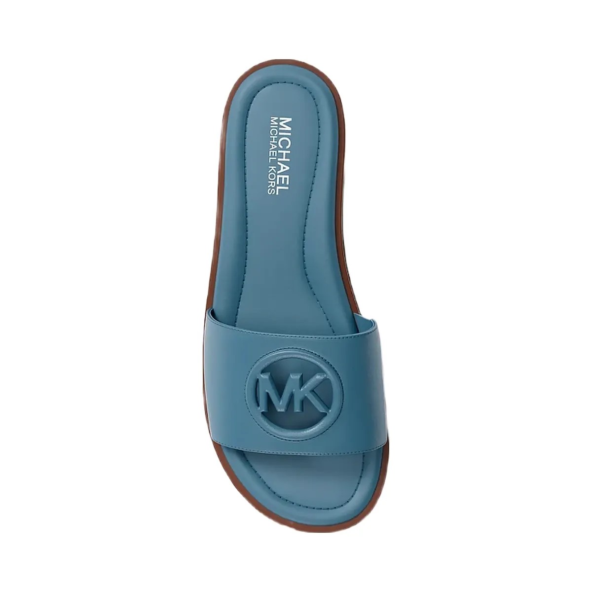 Michael Kors Carissa Slide Sandal Denim - HypeFly India View 5