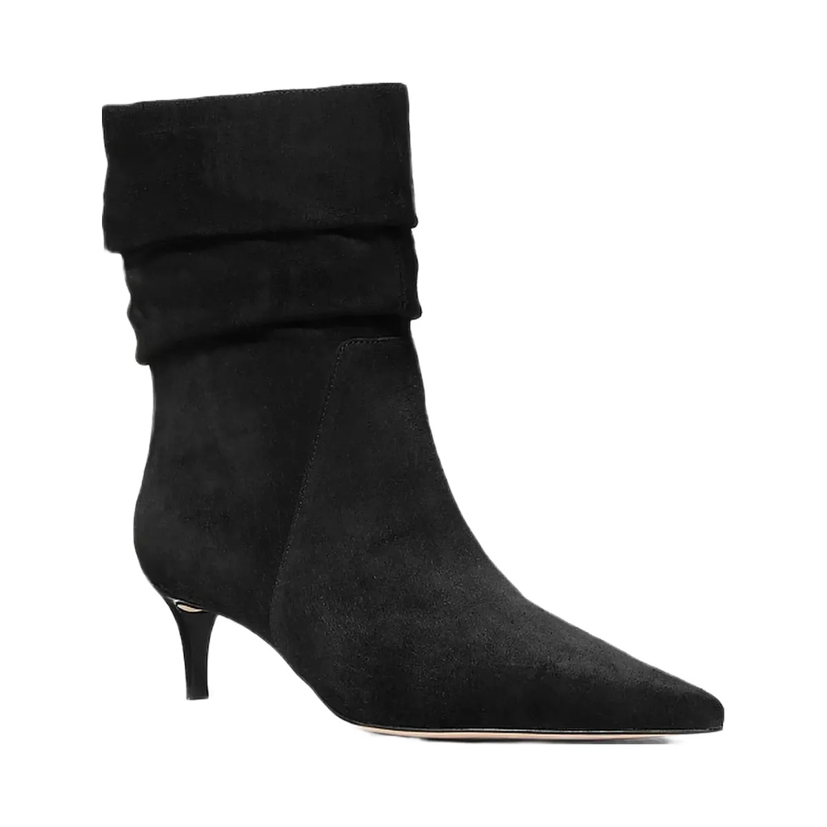 Michael Kors Dawn Suede Ankle Boot Black - HypeFly India View 1